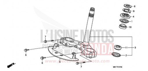 STEERING STEM XL1000VA9 de 2009